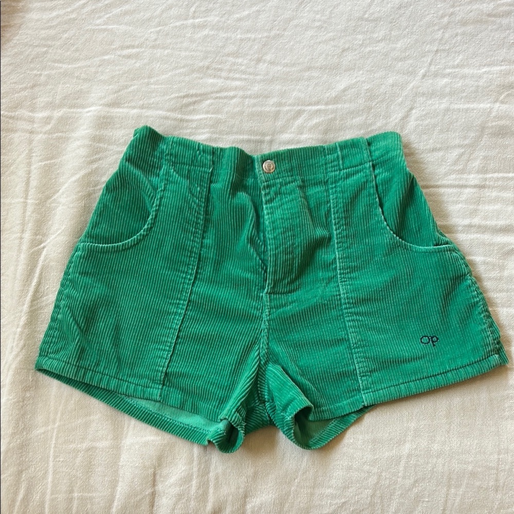 Vintage Women’s OP High Waist Green Shorts
